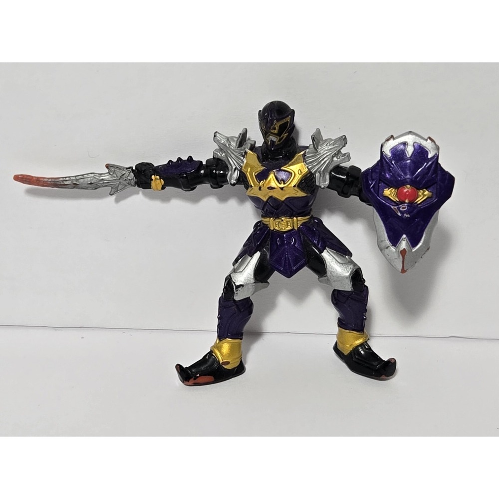 VINTAGE POWER RANGER 2005‎ TM & BVS 3" Purple Action Figure Toy Only